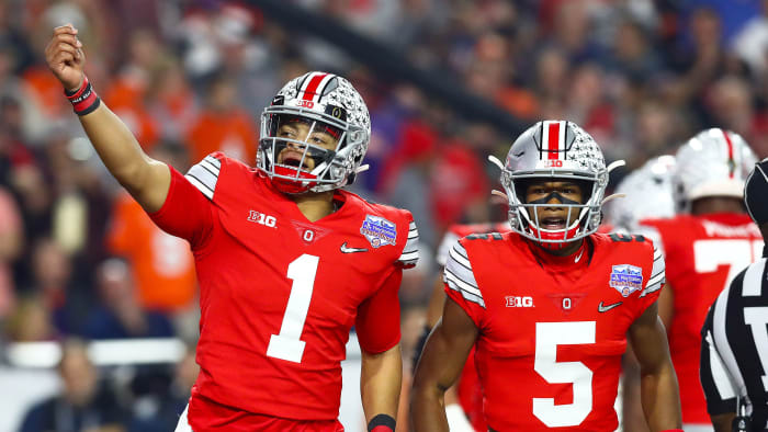 Ohio State QB Justin FIelds